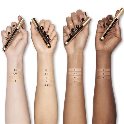 ysl touche eclat concealerradiant touch|YSL touche eclat colour chart.